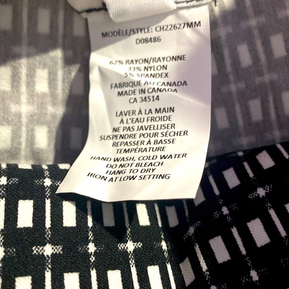 NWT Jules and Leopold Pull On Slim Crop Leg Ankle Length Graphic Pants Size S !! - Picture 9 of 13